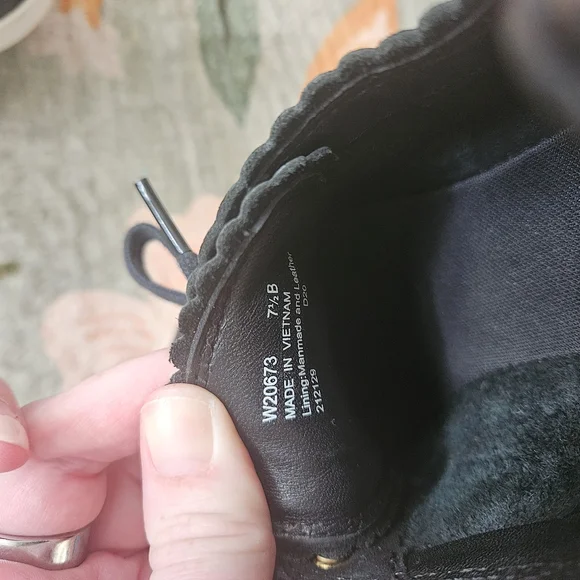 Cole Haan Grand OS Black, Scalloped Leather, sneakers - Picture 5 of 10